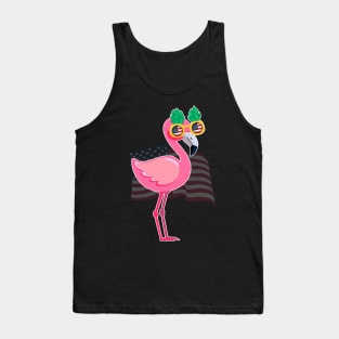 Cute Flamingo Flag Shirt Tank Top For Men Women Tank Top Tank Top